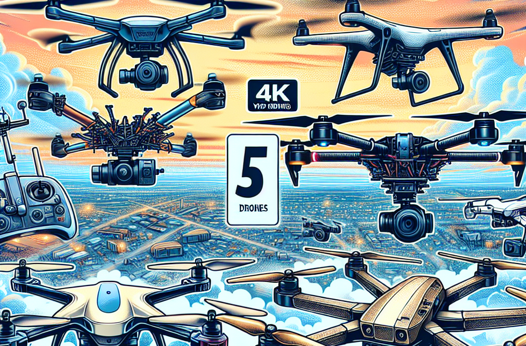 Top 5 drones para grabación de video en 4K