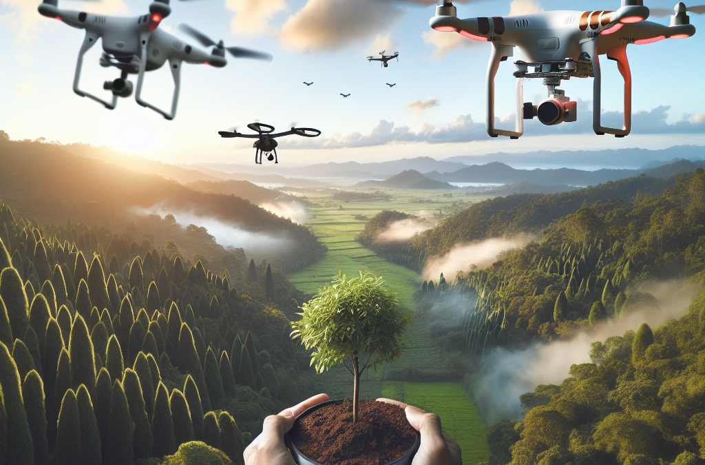 Drones y su impacto en el medio ambiente: Innovaciones sostenibles